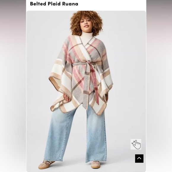 Torrid Belted Ruana - Picture 1 of 4